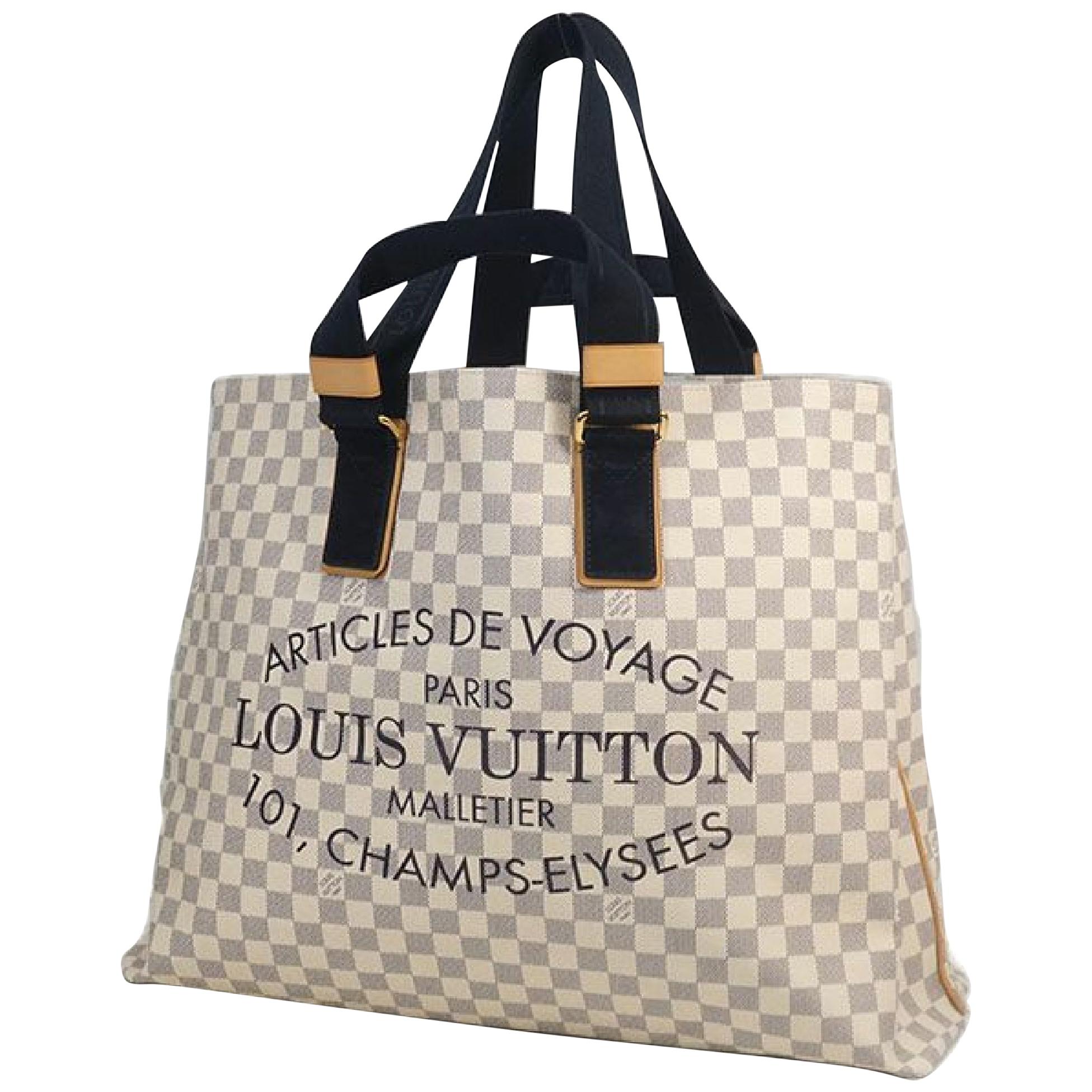 Louis Vuitton Plein Soleil Cabas PM Tote Bag Beige M94144/VI0120 USED 0901A