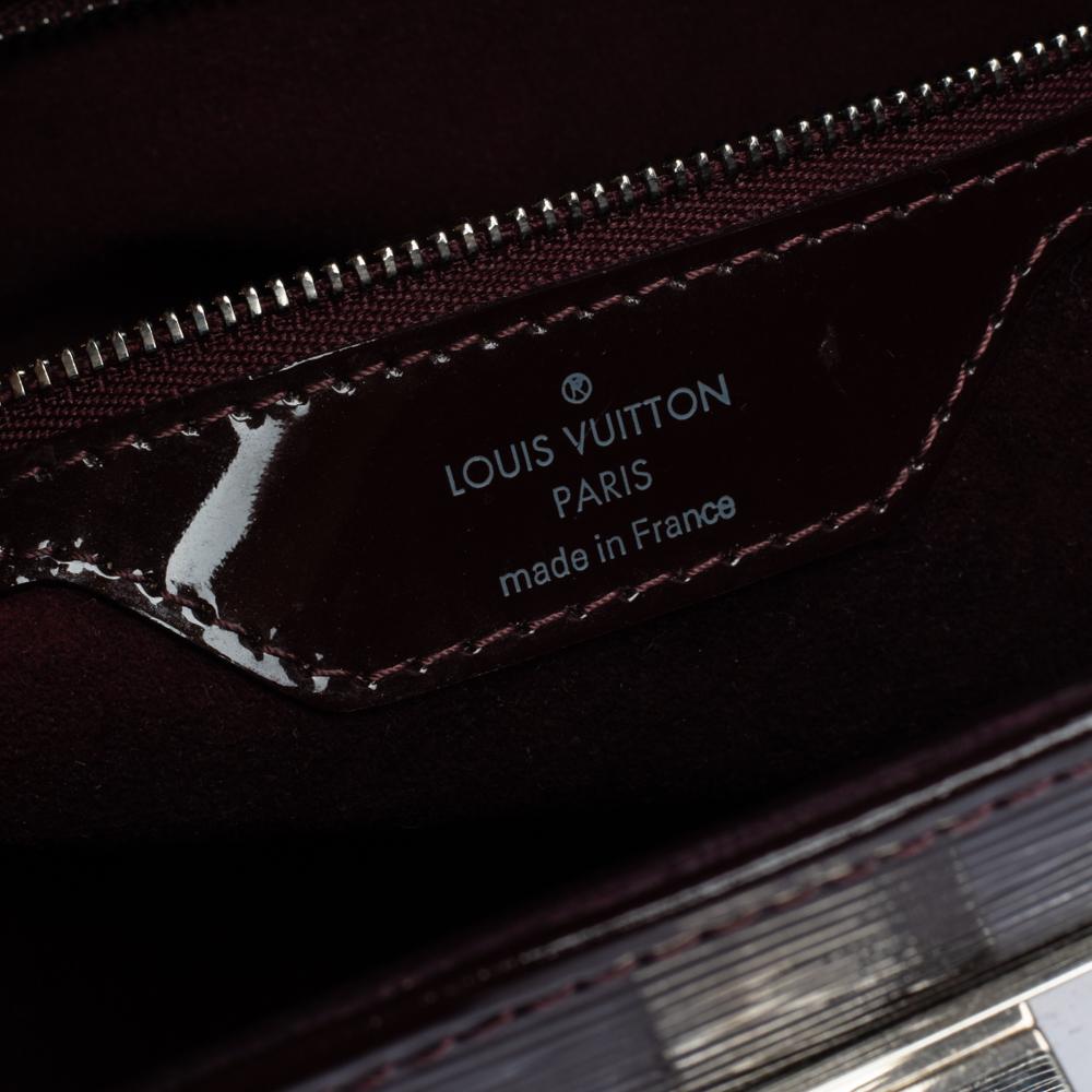Louis Vuitton Plum Electric Epi Leather Mirabeau GM Bag 5