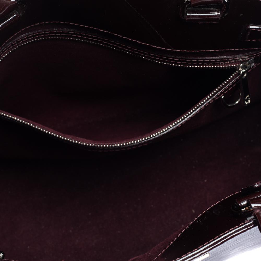 Louis Vuitton Plum Electric Epi Leather Mirabeau GM Bag 3