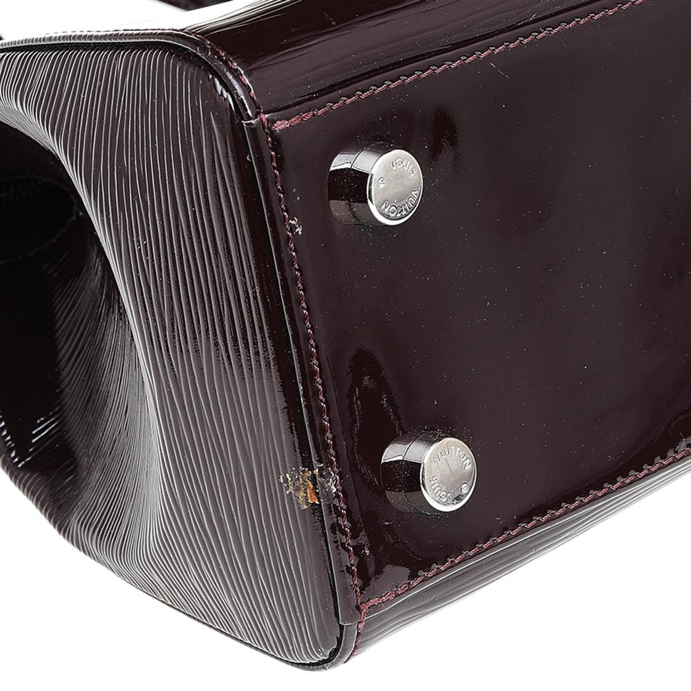 Louis Vuitton Plum Epi Leather Electric Brea MM Bag 5