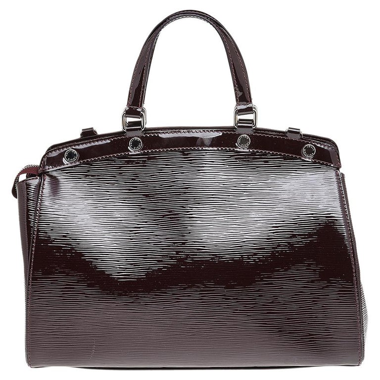 Louis Vuitton Plum Epi Leather Electric Brea MM Bag at 1stDibs