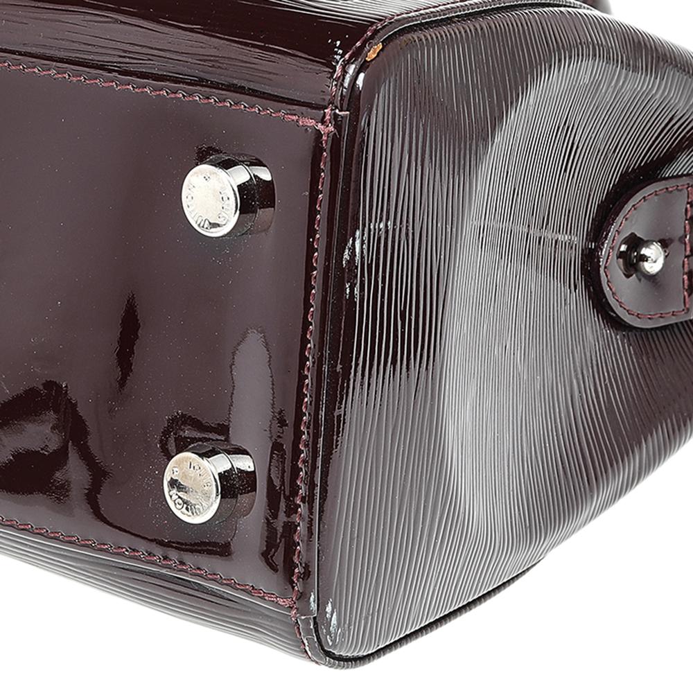 Louis Vuitton Plum Epi Leather Electric Brea MM Bag 3