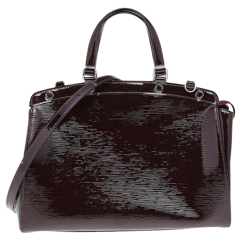 Louis Vuitton Plum Epi Leather Electric Brea MM Bag For Sale at 1stDibs
