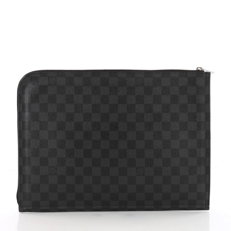 Louis Vuitton Poche Documents Damier Graphit In Good Condition In NY, NY
