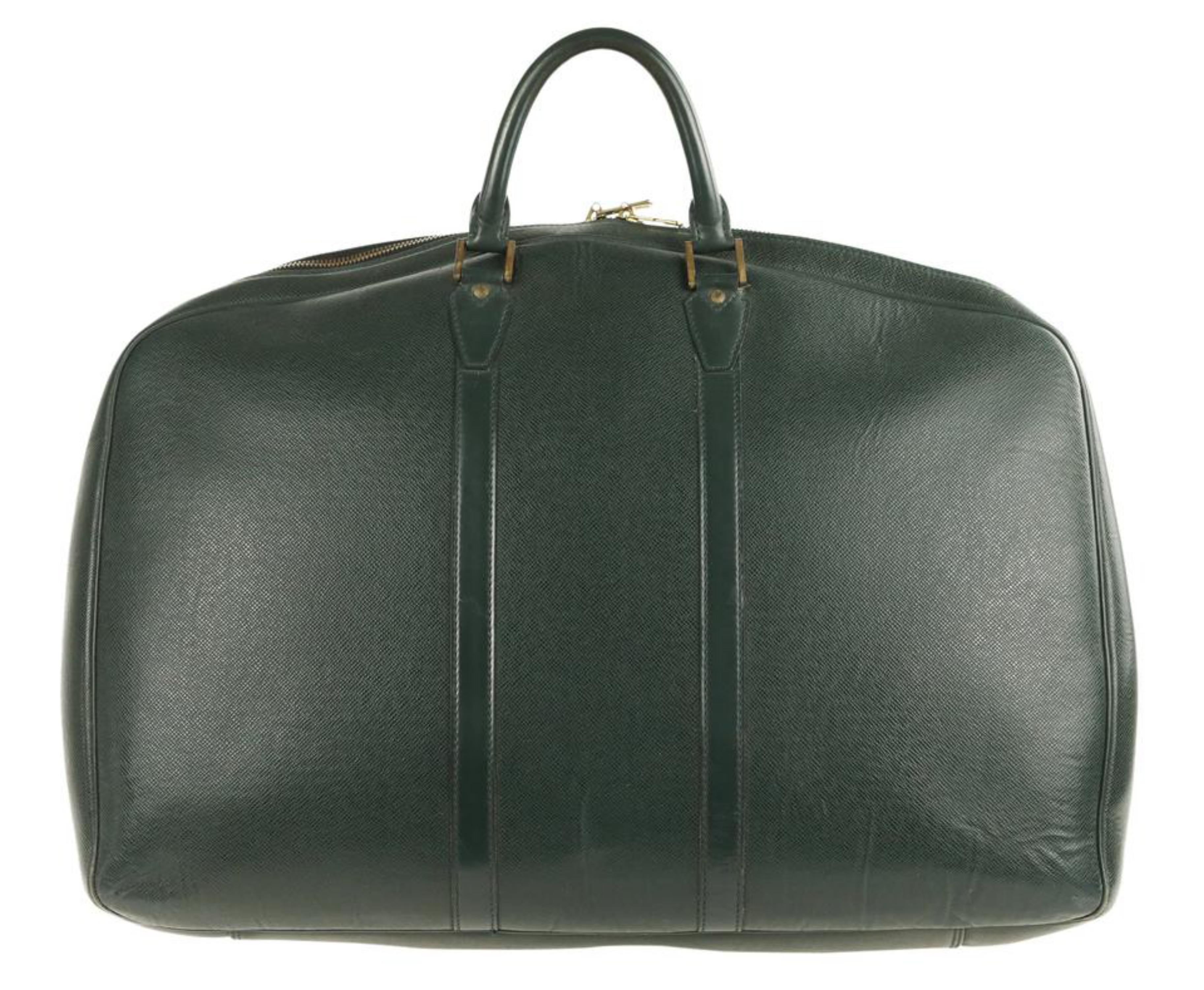 Black Louis Vuitton Poche Helanga 1 Green Leather Weekend/Travel Bag 23042056