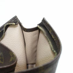 Louis Vuitton Poche Monogram Toiletry Pouch 15 Toilette 868037 Brown Coated Canv