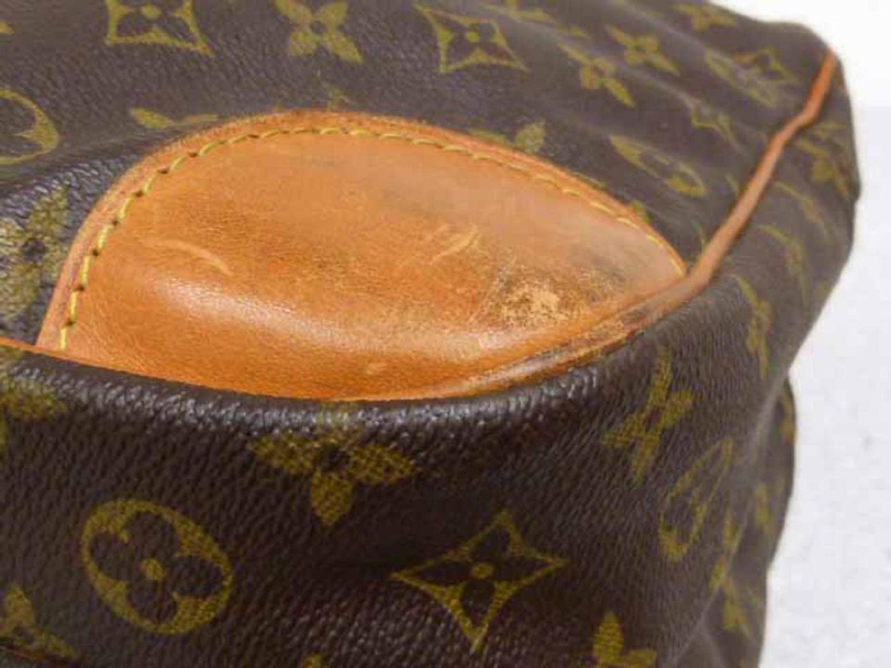 Louis Vuitton Poche Sac Trois 223277 Brown Coated Canvas Weekend/Travel Bag 4