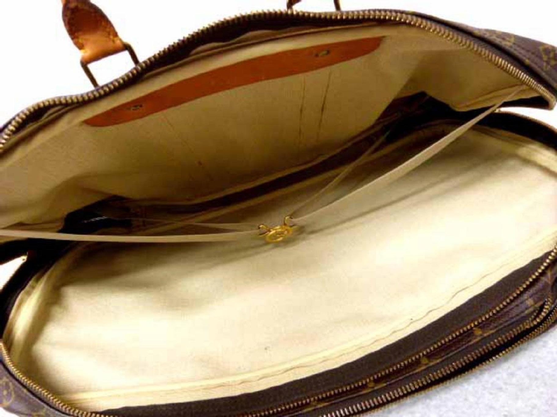 Louis Vuitton Poche Sac Trois 223277 Brown Coated Canvas Weekend/Travel Bag 1
