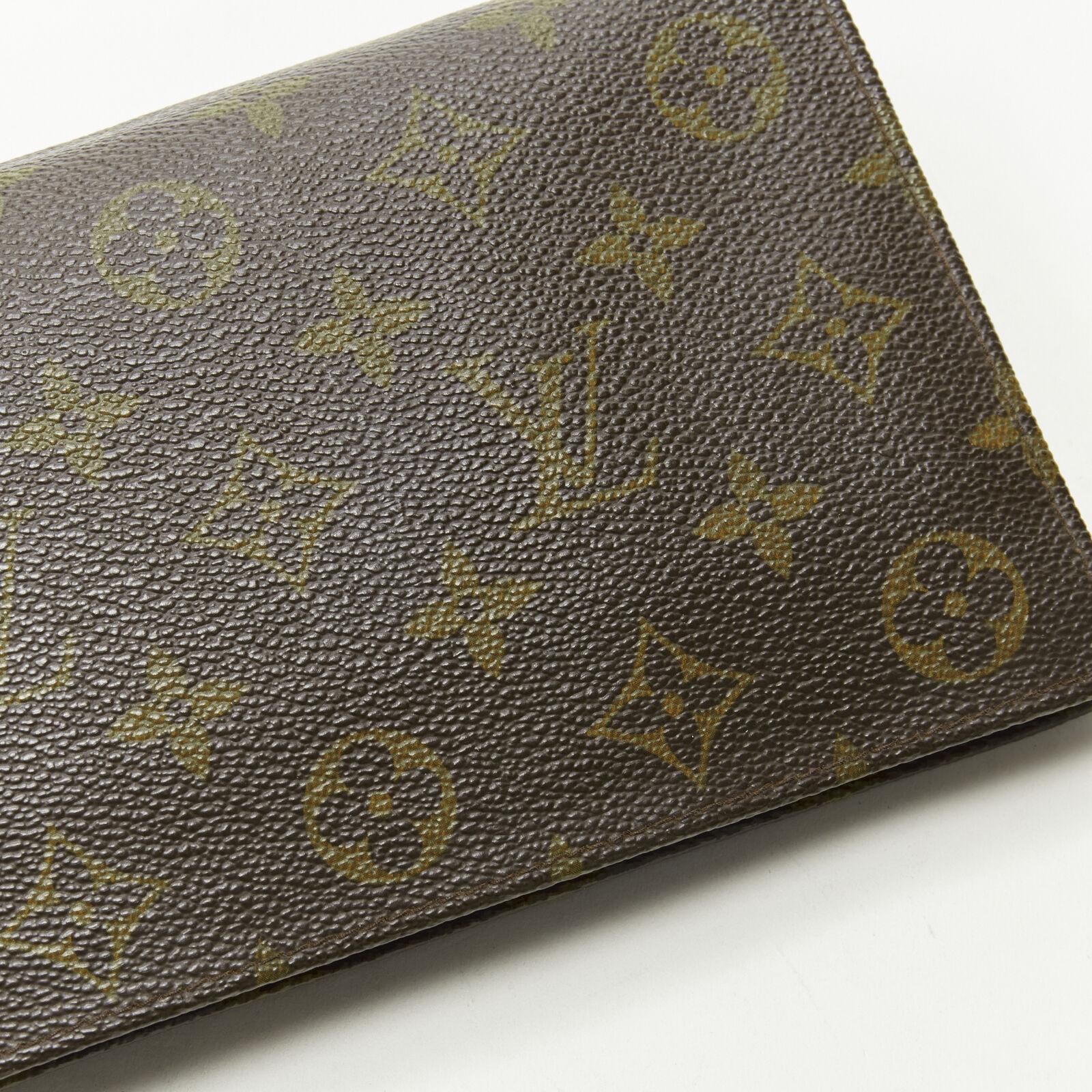 LOUIS VUITTON Poche Toilette 20 brown LV monogram top zip travel pouch 2