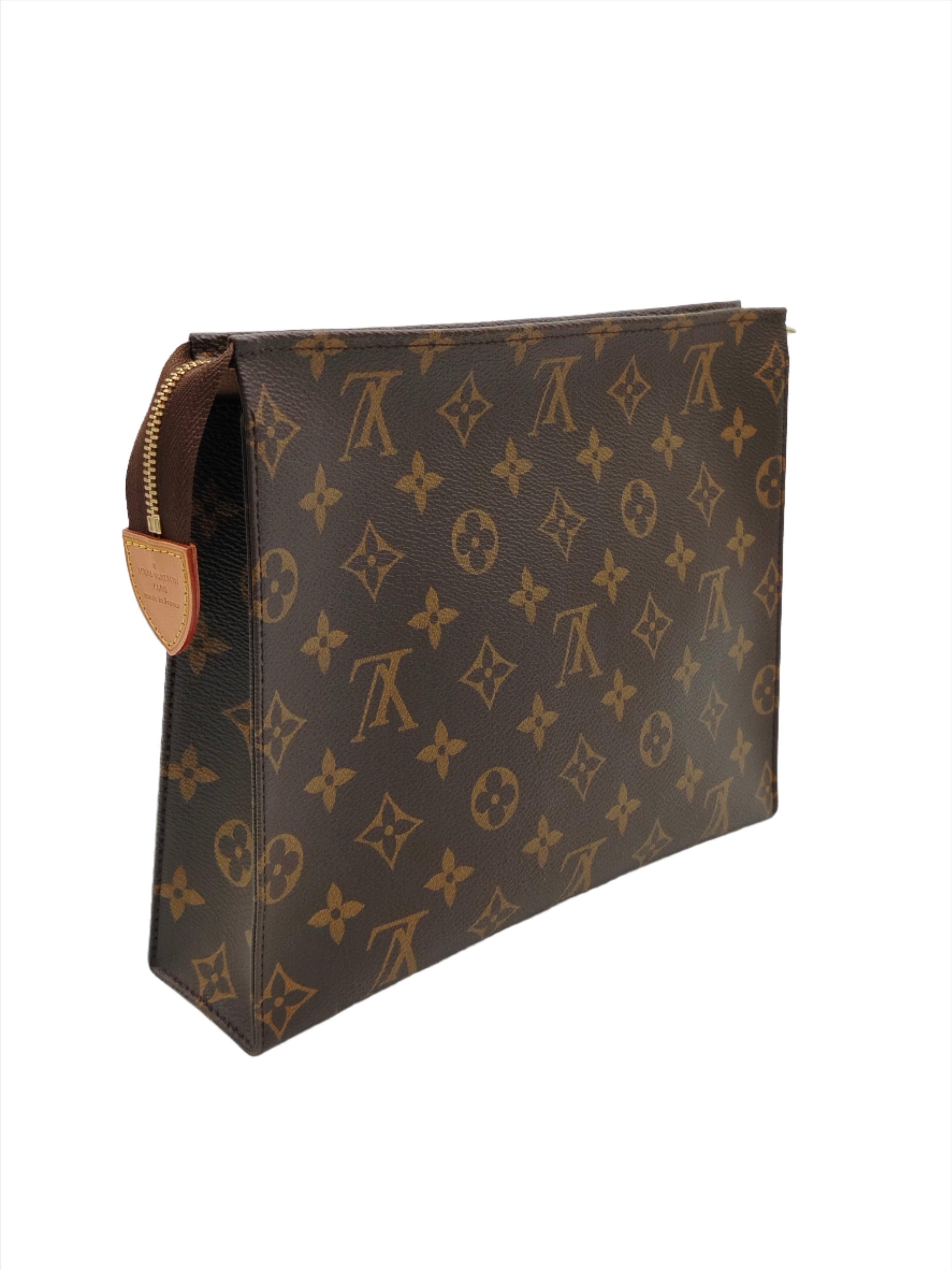 Louis Vuitton Poche Toilette Monogram Clutch Bag - '10s In Fair Condition In Milano, IT