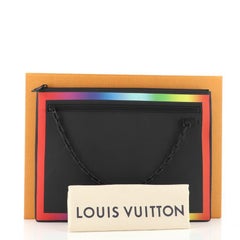 Louis Vuitton Pochette A4 Rainbow Taiga Leather