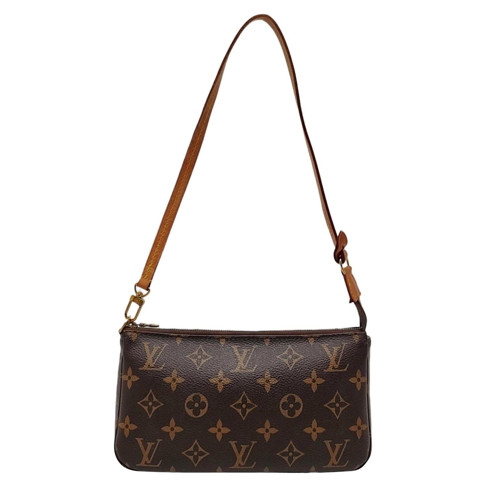 Louis Vuitton Pochette Accessoire Marrone Monogram Microchip in vendita