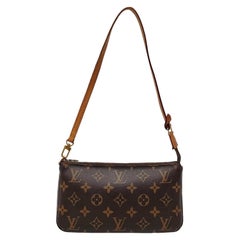 Louis Vuitton Pochette Accessoire Braun Monogram Microchip