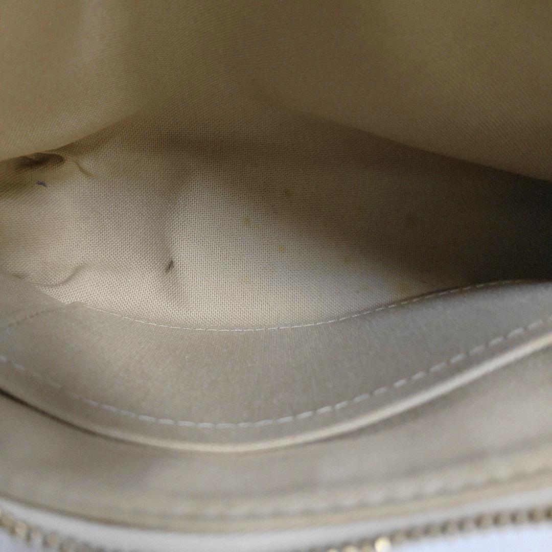 Louis Vuitton Pochette Accessoire Weiß Damier Ebene Monogram im Angebot 5