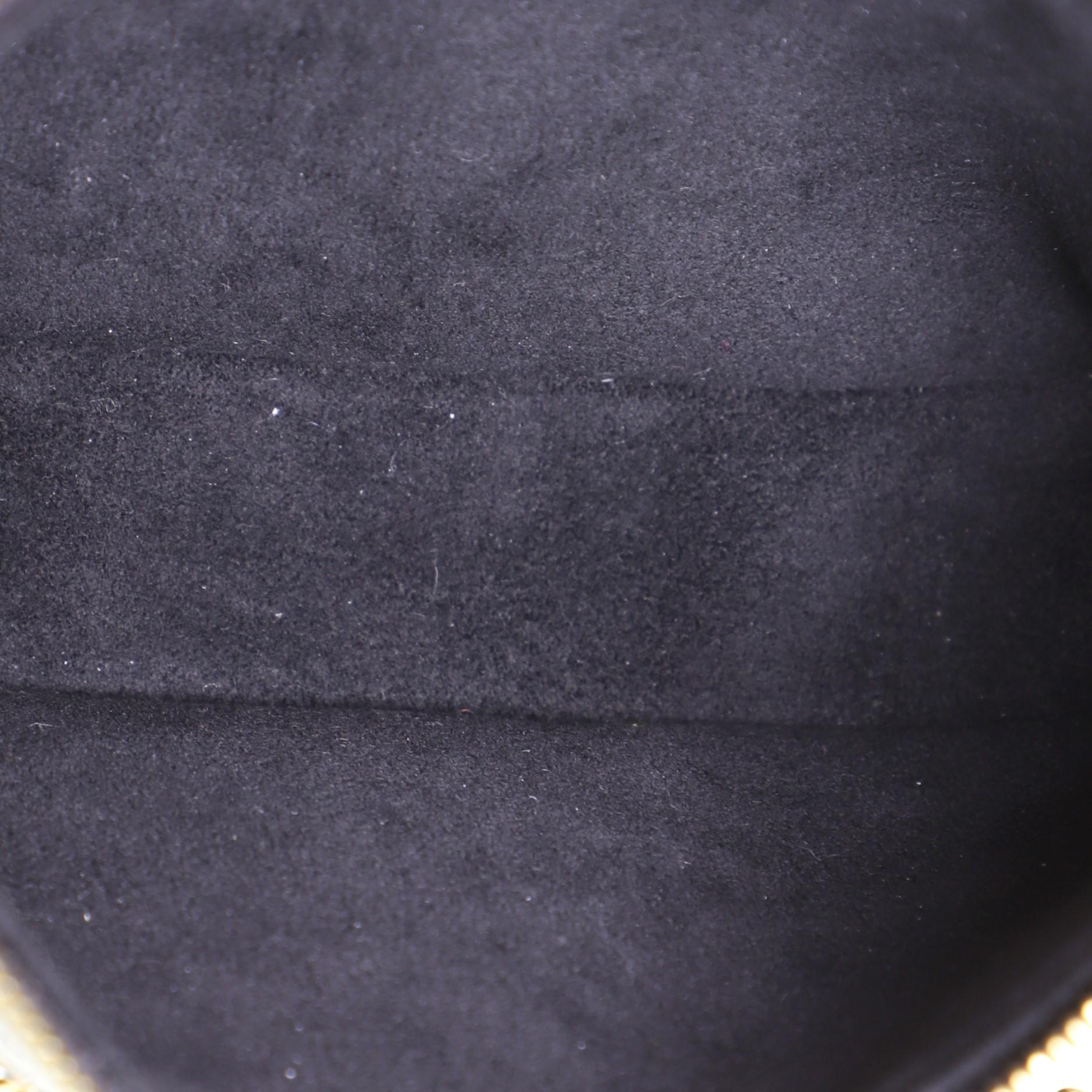 Black Louis Vuitton Pochette Accessoires Bicolor Monogram Empreinte Giant Mini