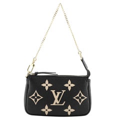 Louis Vuitton Pochette Accessoires Bicolor Monogram Empreinte Giant Mini