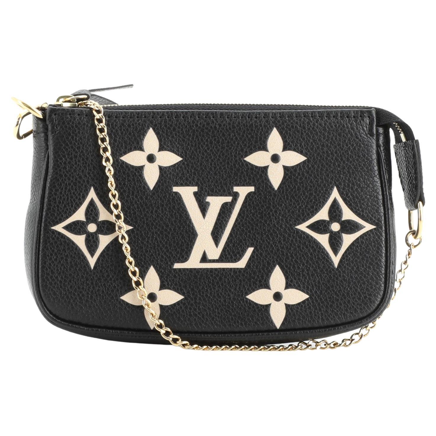 Louis Vuitton Pochette Accessoires Bicolor Monogram Empreinte Giant Mini
