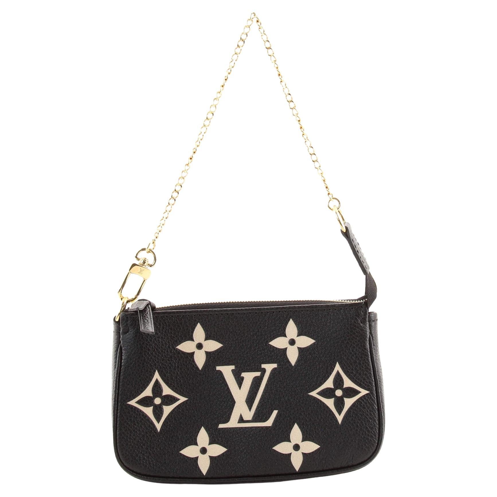 Louis Vuitton Pochette Accessoires Bicolor Monogram Empreinte Giant Mini