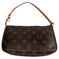 Used Louis Vuitton pochette accessoires classic brown