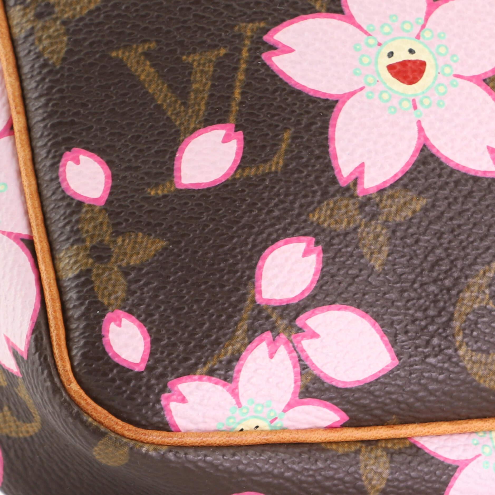 Louis Vuitton Pochette Accessoires Limited Edition Cherry Blossom Monogram 1