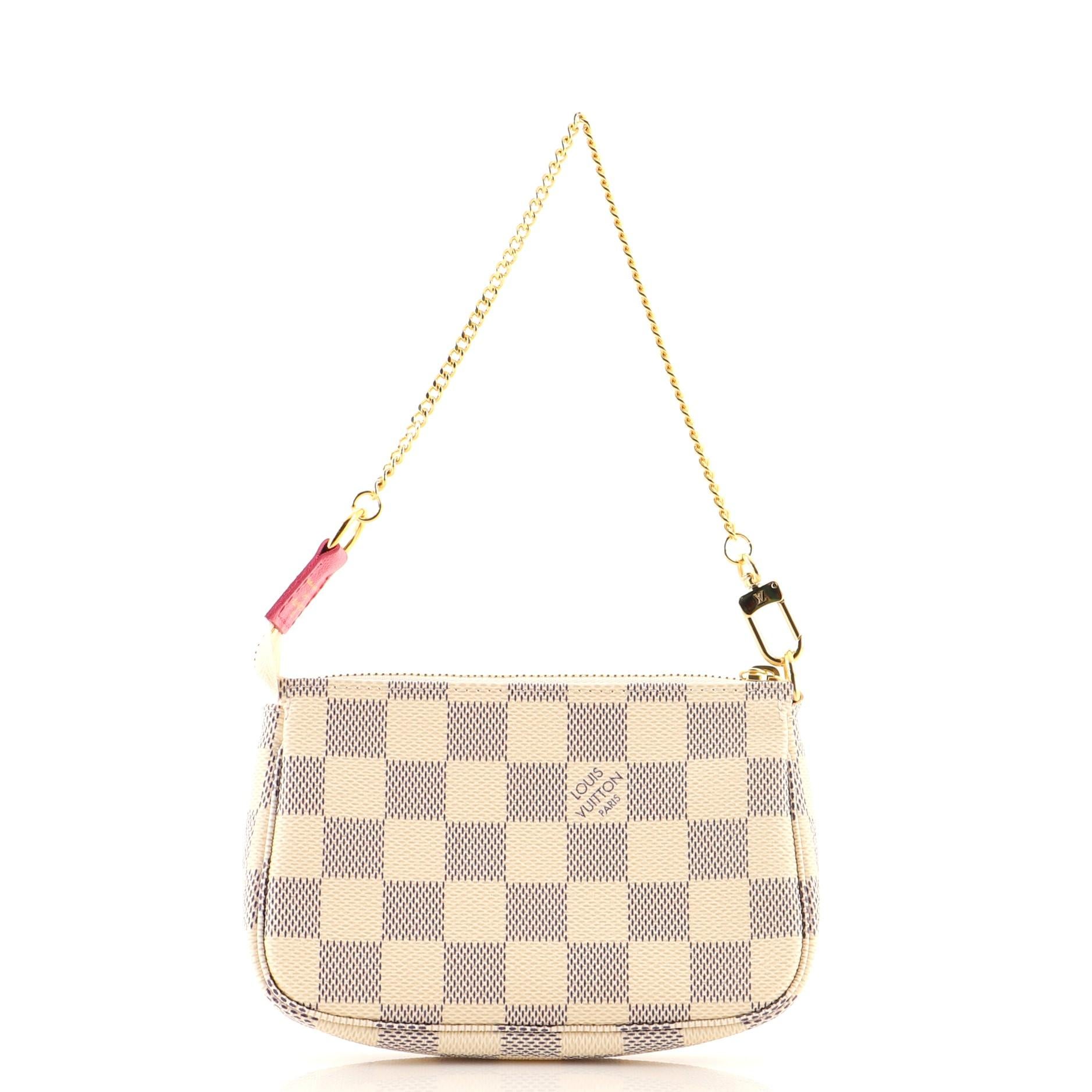 Louis Vuitton Pochette Accessoires Limited Edition Damier Mini In Good Condition In NY, NY