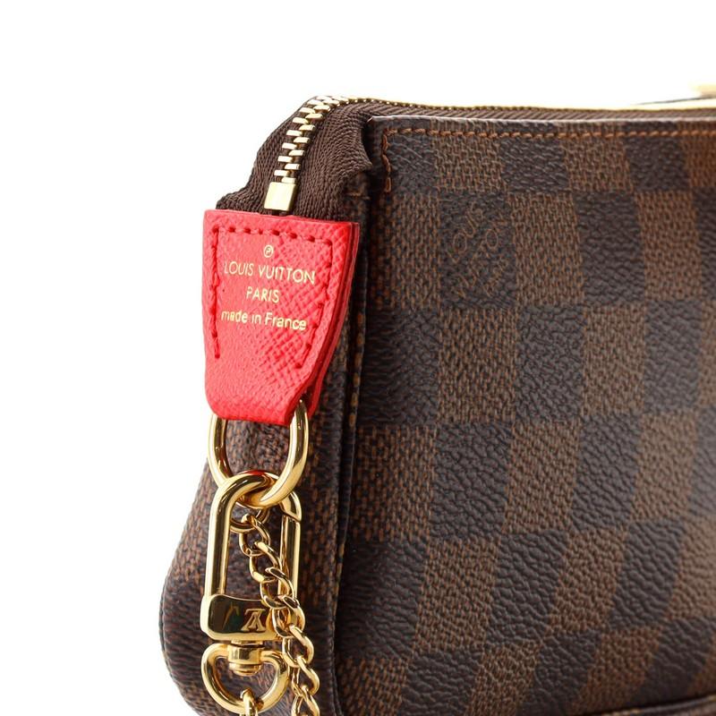 Louis Vuitton Pochette Accessoires Limited Edition Damier Mini In Good Condition In NY, NY