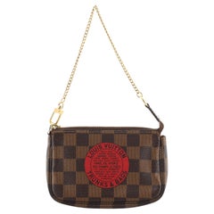  Louis Vuitton Pochette Accessoires Limited Edition Damier Mini