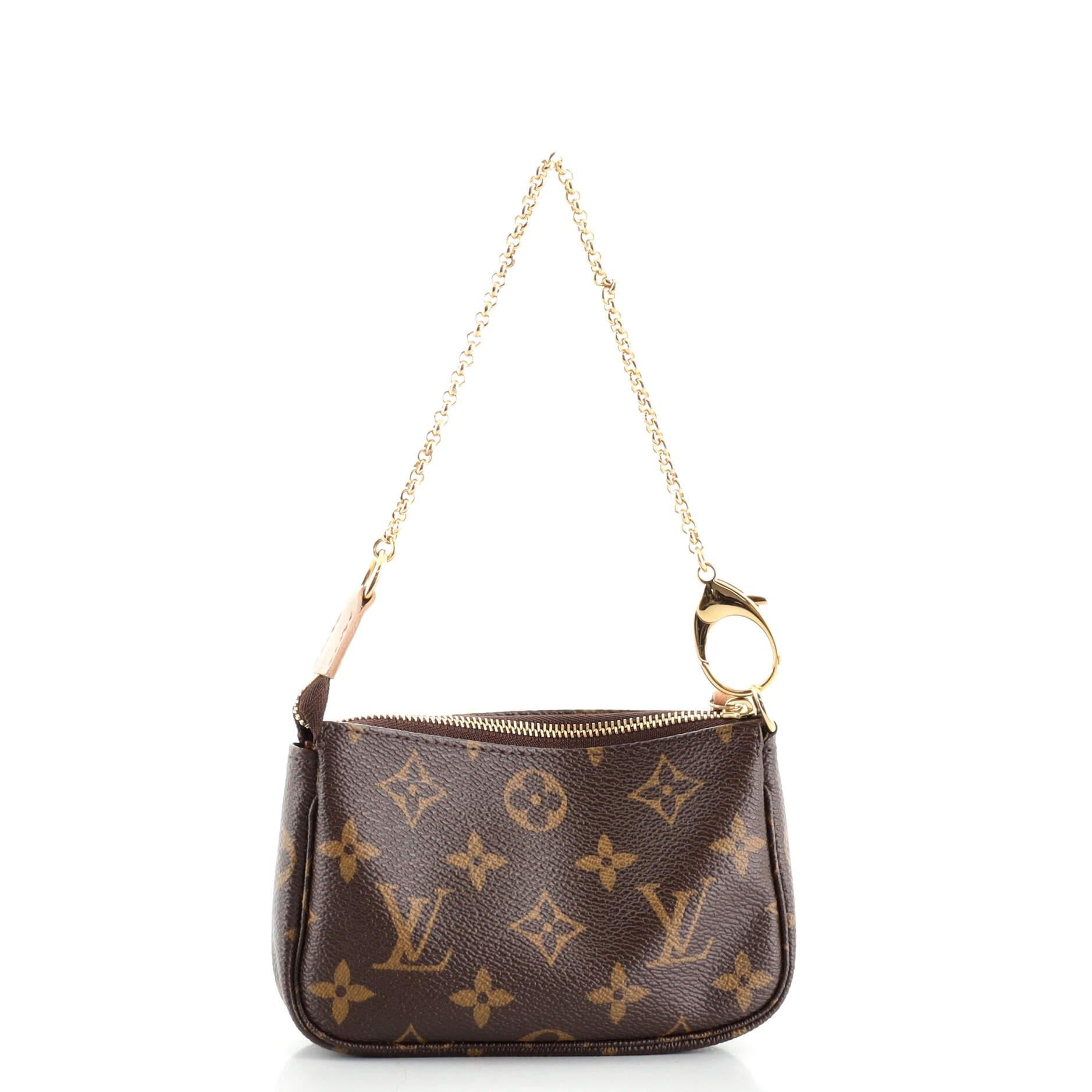 Louis Vuitton Pochette Accessoires Limited Edition Monogram Canvas Mini In Good Condition In NY, NY