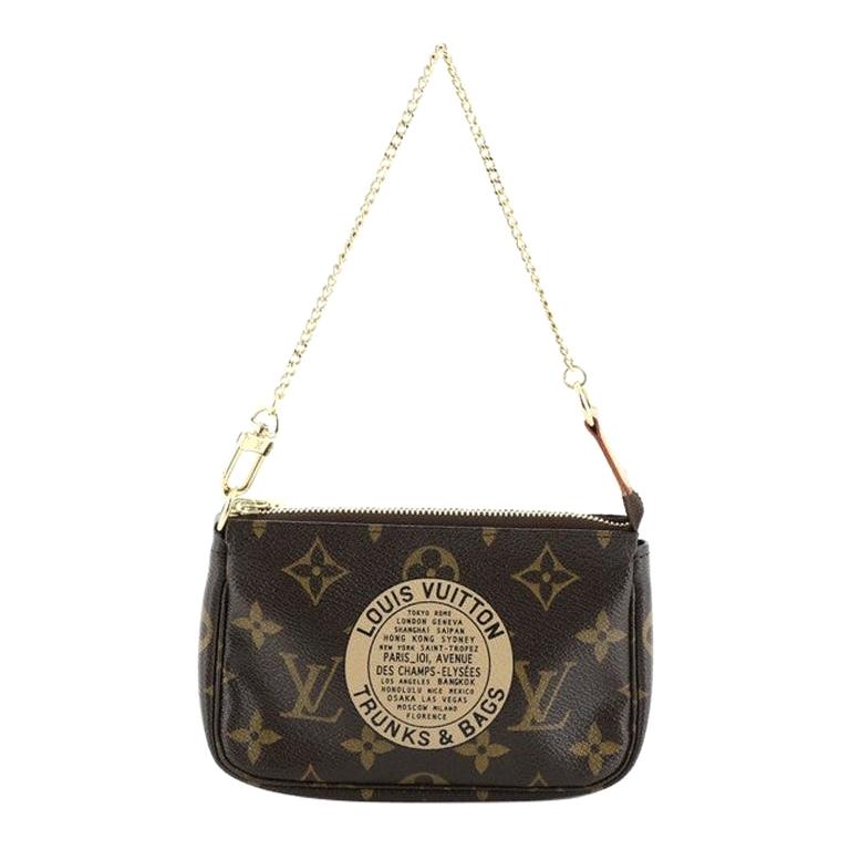 Louis Vuitton Pochette Accessoires Limited Edition Monogram Canvas Mini 