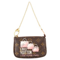 Louis Vuitton Pochette Accessoires Limited Edition Monogram Canvas Mini