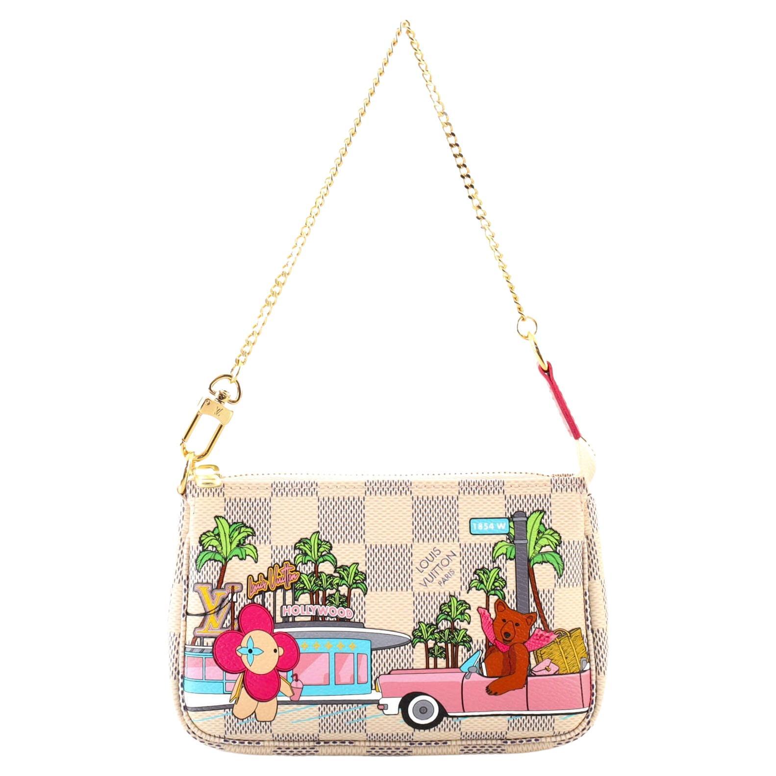 Louis Vuitton Pochette Accessoires Limited Edition Vivienne Xmas Damier M