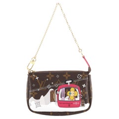  Louis Vuitton Pochette Accessoires Limited Edition Vivienne Xmas Monogram