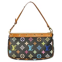 Louis Vuitton Pochette Accessoires MM Mehrfarbig Schwarz
