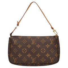 New Louis Vuitton Black Leather Multi Pochette Bag For Sale at 1stDibs