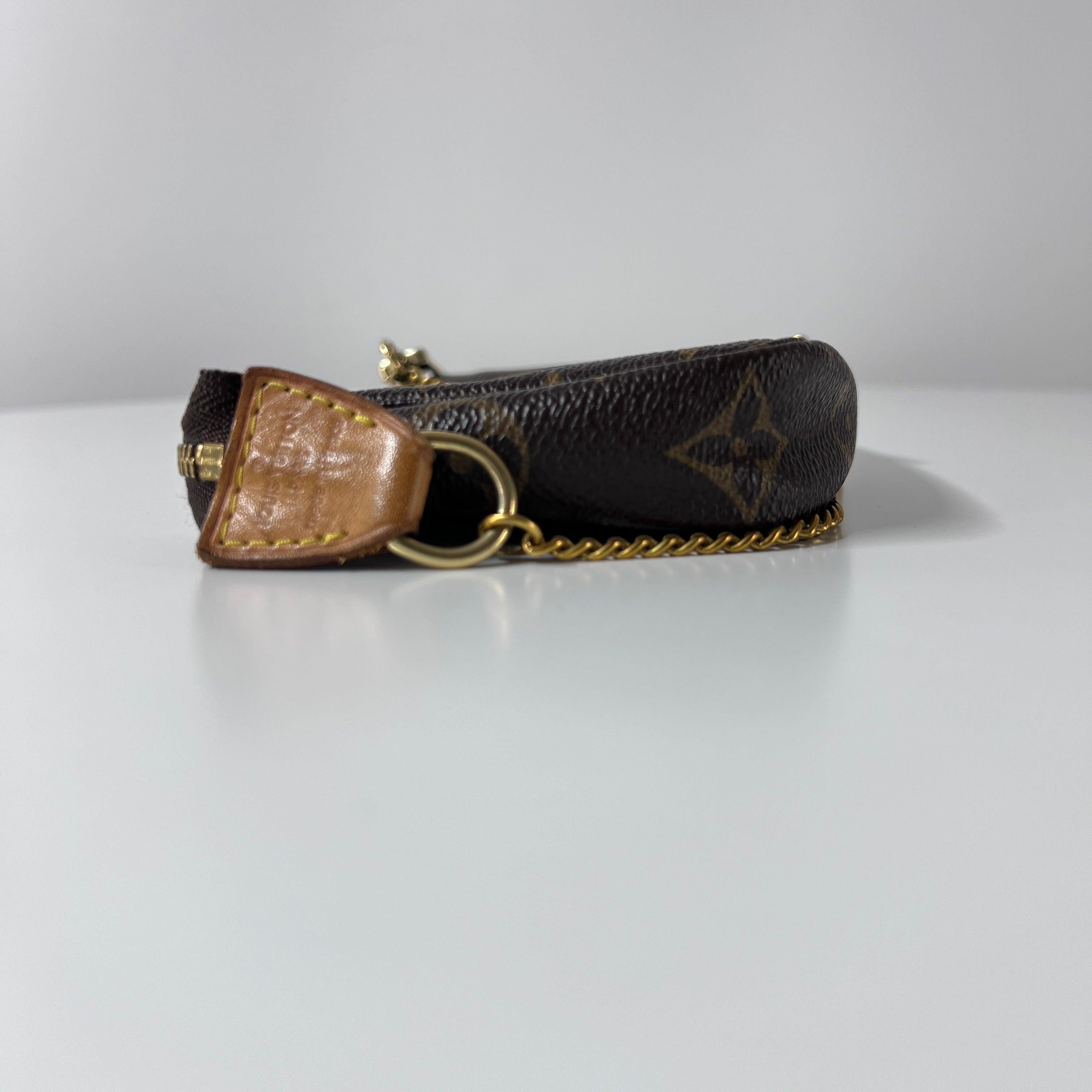Louis Vuitton Pochette Accessoires Monogram Canvas Brown 2008 en vente 5
