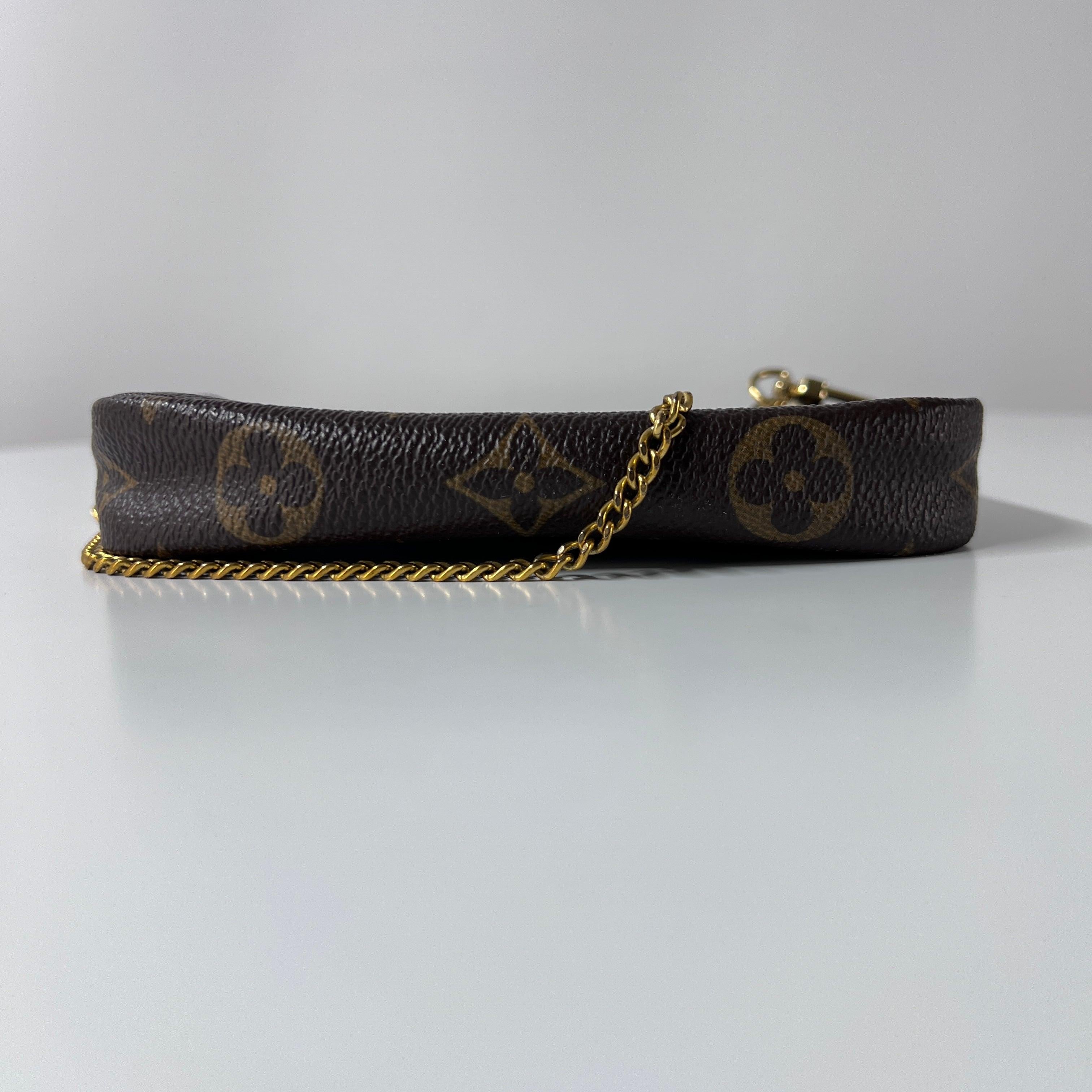 Louis Vuitton Pochette Accessoires Monogram Canvas Brown 2008 en vente 6