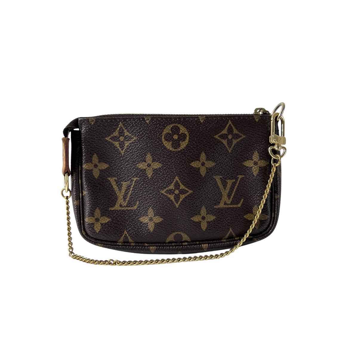 Louis Vuitton Pochette Accessoires Monogram Canvas Brown 2008 en vente
