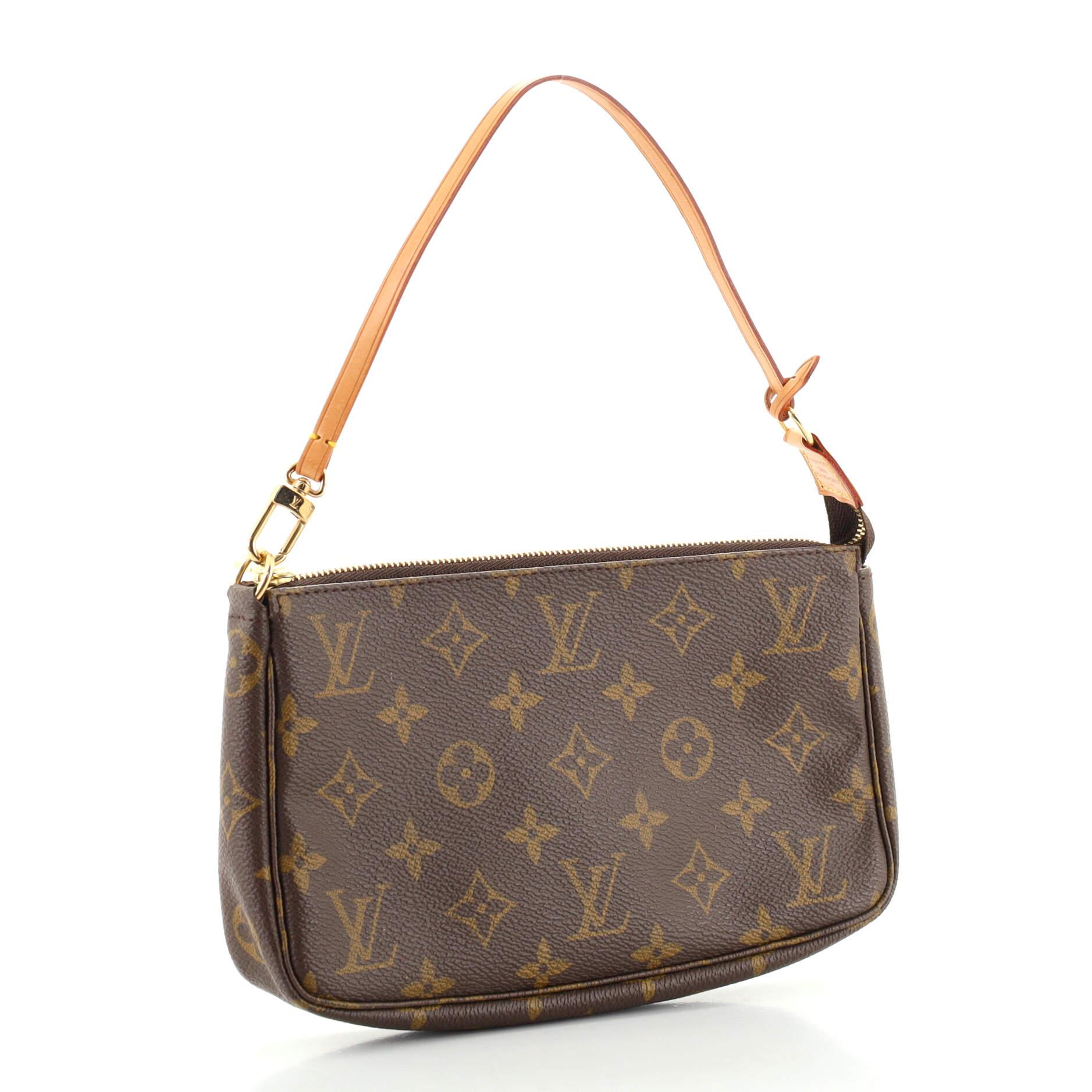 Condition: Very good. Minor wear on base corners, darkening, wear and water stains on leather trims ands strap. Splitting on zipper trim wax edges, scratches and tarnish on hardware.
Accessories: With Strap
Measurements: Handle Drop 6