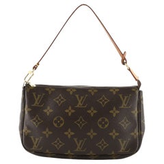 Louis Vuitton Pochette-Accessoires mit Monogramm aus Segeltuch
