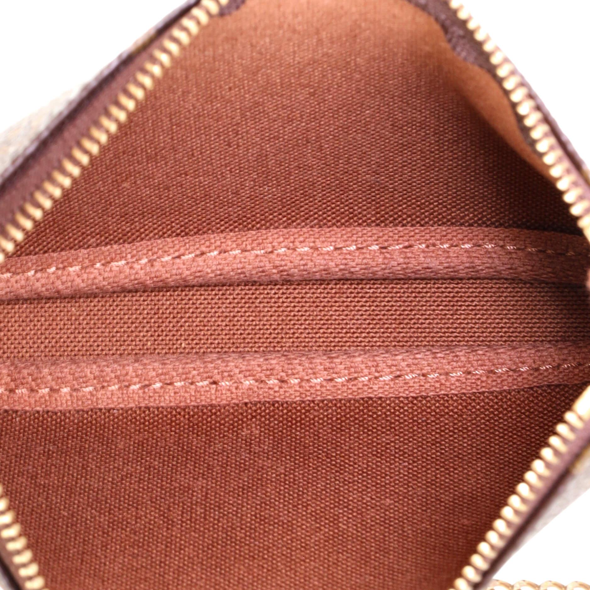 Women's or Men's Louis Vuitton Pochette Accessoires Monogram Canvas Mini