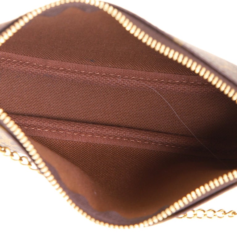 Louis Vuitton Monogram Mini Pochette Accessoires 2023 Ss, Brown