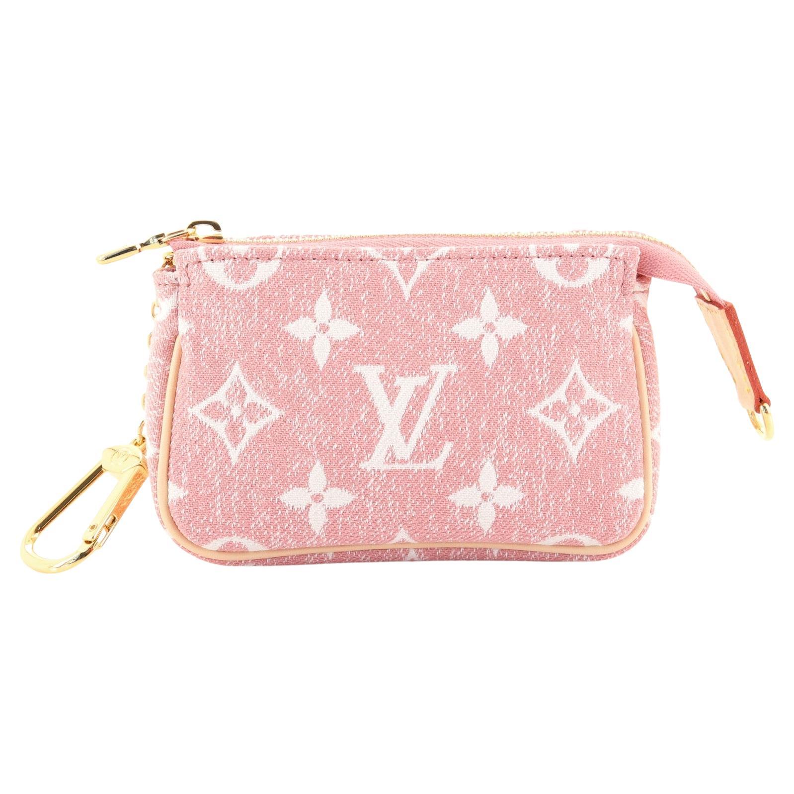 Louis Vuitton Pochette Accessoires Monogram Jacquard Denim Micro