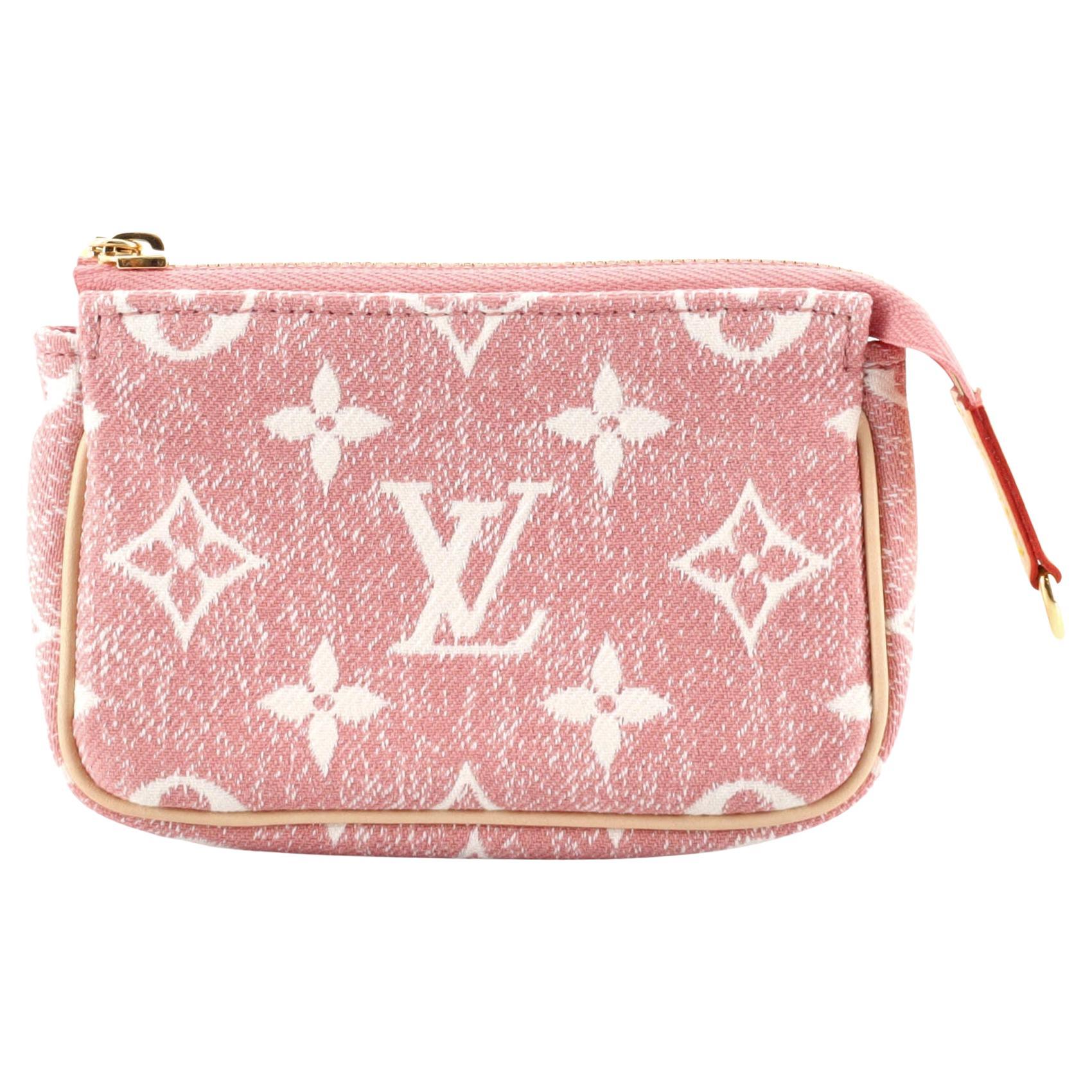 Louis Vuitton Pochette Accessoires Monogram Jacquard Denim Micro
