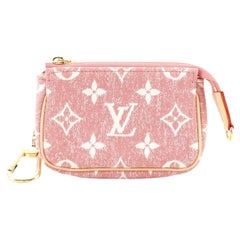 LOUIS VUITTON Monogram Giant Micro Pochette Accessories Kaki White