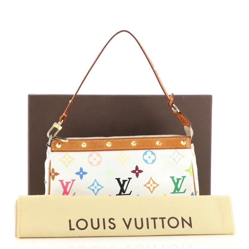 Condition: Good. Wear on exterior and in interior, moderate darkening and marks on handle and leather trim. Discoloration on zipper tape, scratches, moderate tarnish and discoloration on hardware.
Accessories: Box, Dust Bag, With Strap
Measurements: