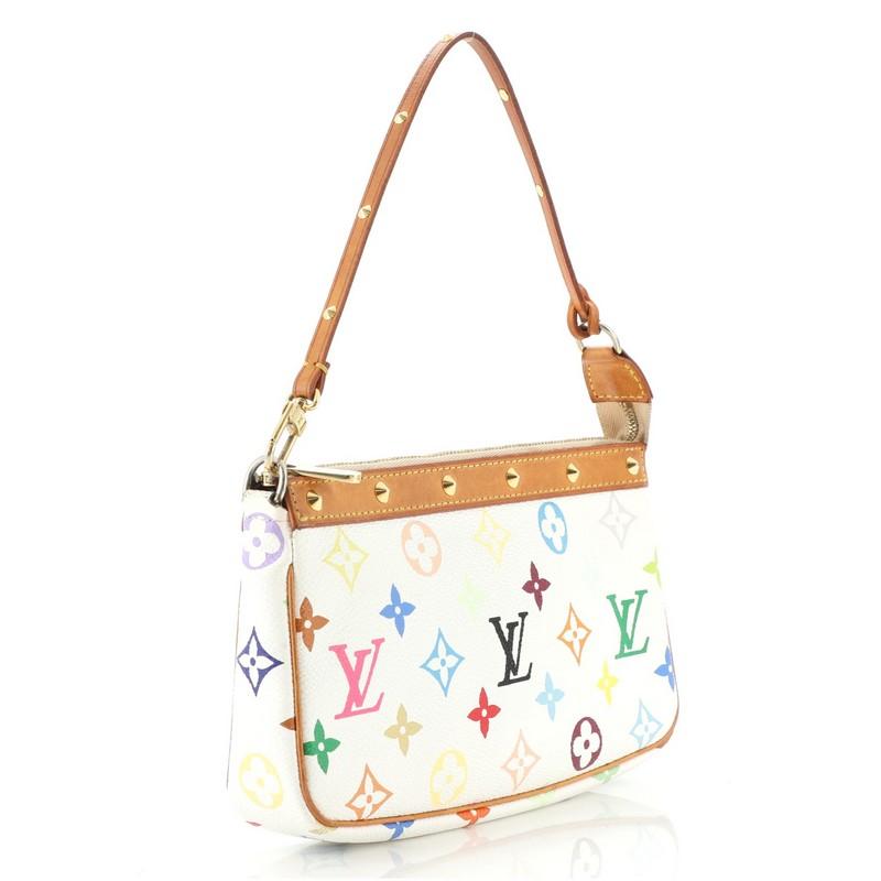 Louis Vuitton Pochette Accessoires Monogram Multicolor In Good Condition In NY, NY