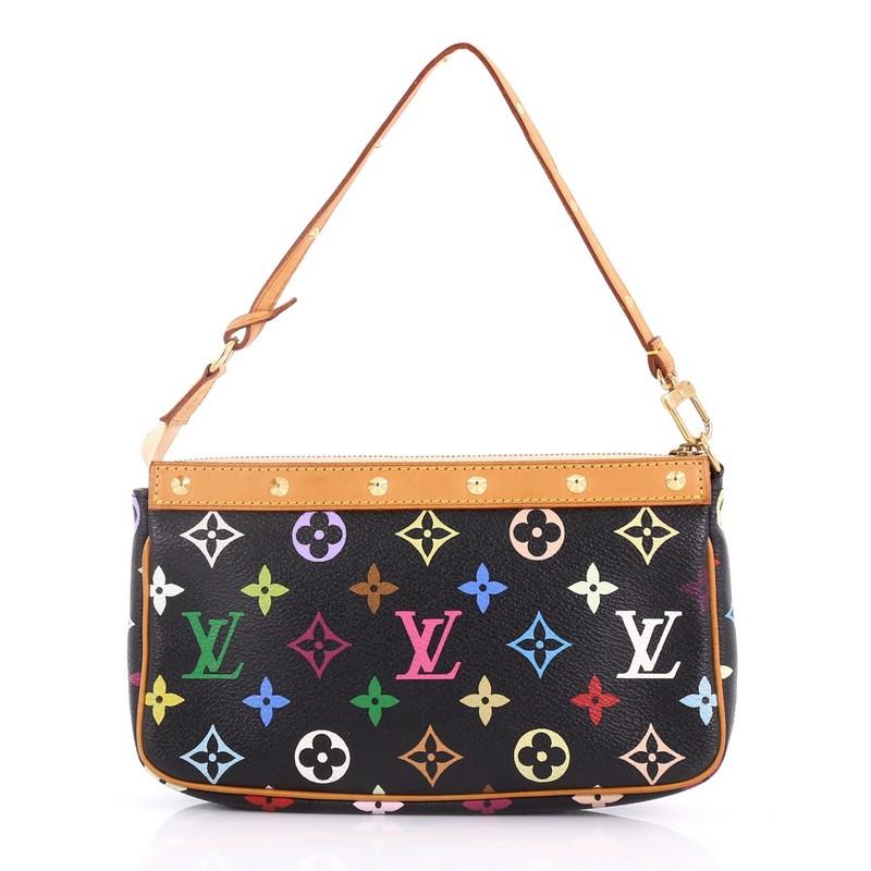 Louis Vuitton Pochette Accessoires Monogram Multicolor In Good Condition In NY, NY