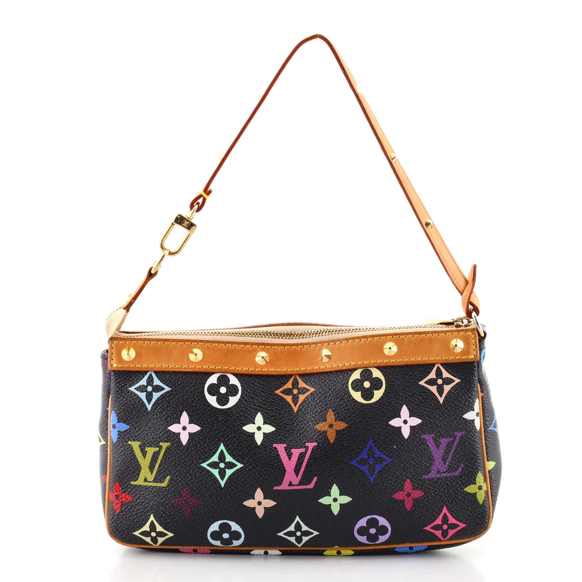 Louis Vuitton Pochette Accessoires Monogram Multicolor In Good Condition In NY, NY