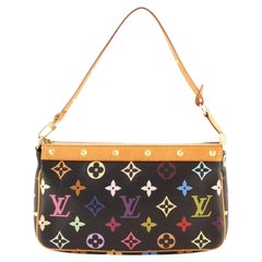 Louis Vuitton Pochette-Accessoires mit Monogramm, mehrfarbig