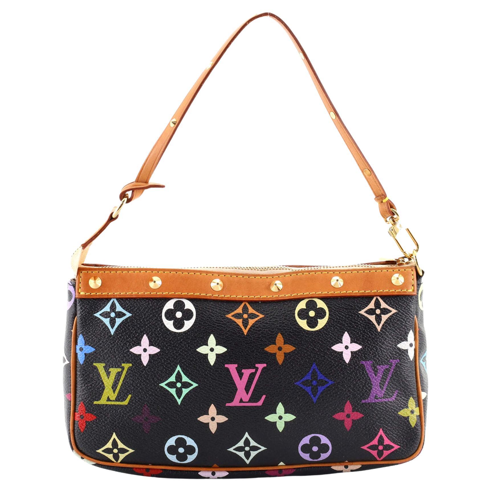 Louis Vuitton Pochette Accessoires Monogram Multicolor at 1stDibs